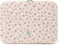 Puffy Laptop Sleeve 13-15.6 Inch Cute Quilted Laptop Protective Case Padded Floral Computer Sleeve for MacBook (A-Pink, 11 Inch)