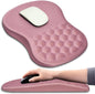 Hokafenle Ergonomic Mouse Pad Wrist Support with Massage Design, Wrist Rest Pain Relief Mousepad with Memory Foam&Non-Slip PU Base, Mouse Pads for Wireless Mouse & Desk (12x8 inch,Olive Green)