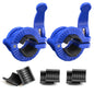 MAXRICH Barbell Clamp 1 inch Multiple Sizes & Adjustable Weight Clips for Barbell Quick Release Barbell Clips|Barbell Collar Bar Locks for Weight Lifting, Gray