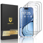 UNBREAKcable 3-Pack Screen Protector for iPhone 15, Double Shatterproof Tempered Glass [Easy Installation Frame] [99.99% HD Clear] [9H Hardness] [Full Coverage] [Case Friendly] for Apple 15 6.1 inch