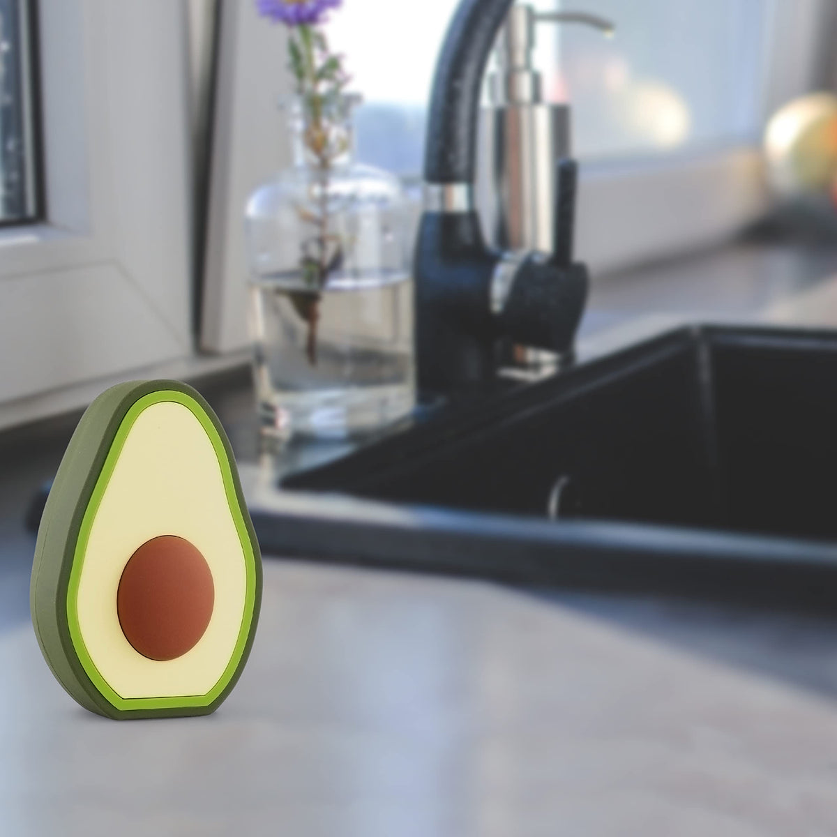 Funx Accessories Avocado Bluetooth Wireless Speaker, Animal Design for Kids of All Ages, Average 3 Hours of Playtime, 3W Output, Compatible with iPhone and Android Devices