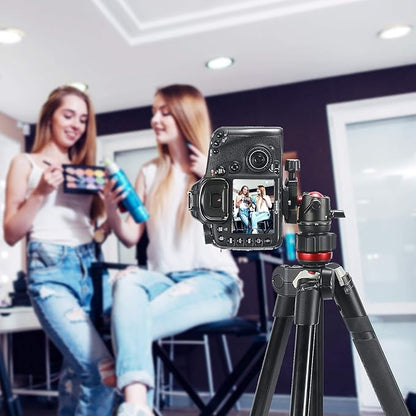 SmallRig Mini Ball Head, Tripod Head Camera 360° Panoramic with 1/4" Screw 3/8" Thread Mount and Quick Release Plate Metal Ball Joint for Monopod, DSLR, Phone, Gopro, Max Load 4.4lbs/2kg - BUT2665