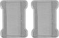 WUOJI Universal Phone Grip for Smartphones - Phone Holder for Hand - Wireless Charging Compatible (Silver) - 2Pack