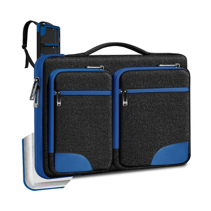 ZINZ 360 Protective Laptop Case 15" 15.6" 16" Sleeve, Water-Resistant Handbag with Straps Compatible with 16" MacBook Neo, MacBook Pro Air 16"/15", XPS 16" and Most 15" 15.6" 16" Notebooks,B01BL02