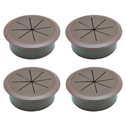 BOPOREAE 4 Pcs Desk Grommet 2" (50mm), Desk Hole Cover for Cables