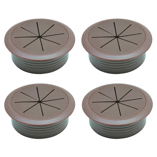 BOPOREAE 4 Pcs Desk Grommet 2" (50mm), Desk Hole Cover for Cables