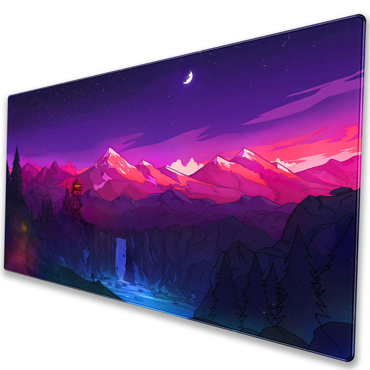 Cindasun Japanese Dragon Desk Mat XL Extended Gaming Mouse Pad Computer Mat