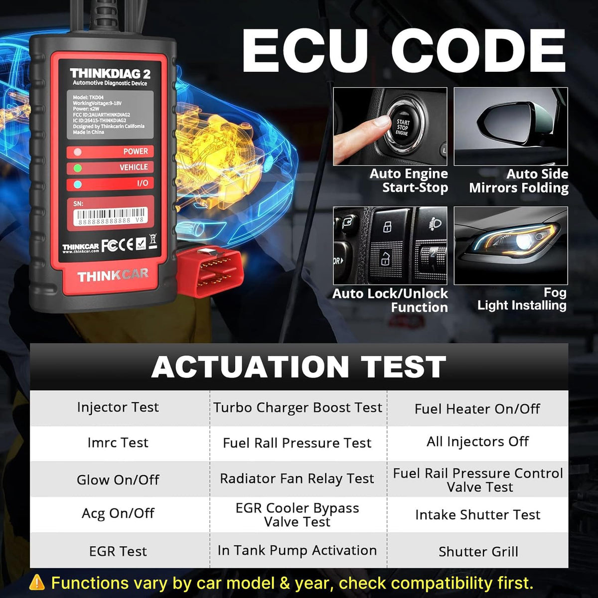 Thinkdiag2 All System Bidirectional OBD2 Diagnostic Scanner for iOS/Android