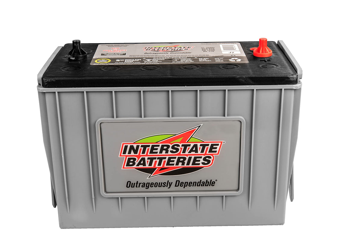 Interstate Batteries Marine/RV Battery 12V 100Ah 925CCA 1110CA Group 31 AGM