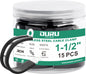 OURU 5/16 Inch Cable Clamps, Rubber Coated Insulated Clamps, 30pcs, 8mm