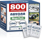 800 Count Lens Wipes for Eyeglasses – Pre-Moistened, Individually Wrapped Eyeglass Cleaning Wipes – Scratch-Free, Streak-Free Glasses Cleaner Wipes for Sunglasses & Camera Lens – Bulk Pack