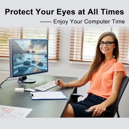 27-28 Inch Blue Light Filter for Computer Monitor, Computer Screen Blue Light Blocker Panel (24.8''x14.6'') for Widescreen Desktop LCD TV PC Monitor, HD Not Anti-Glare