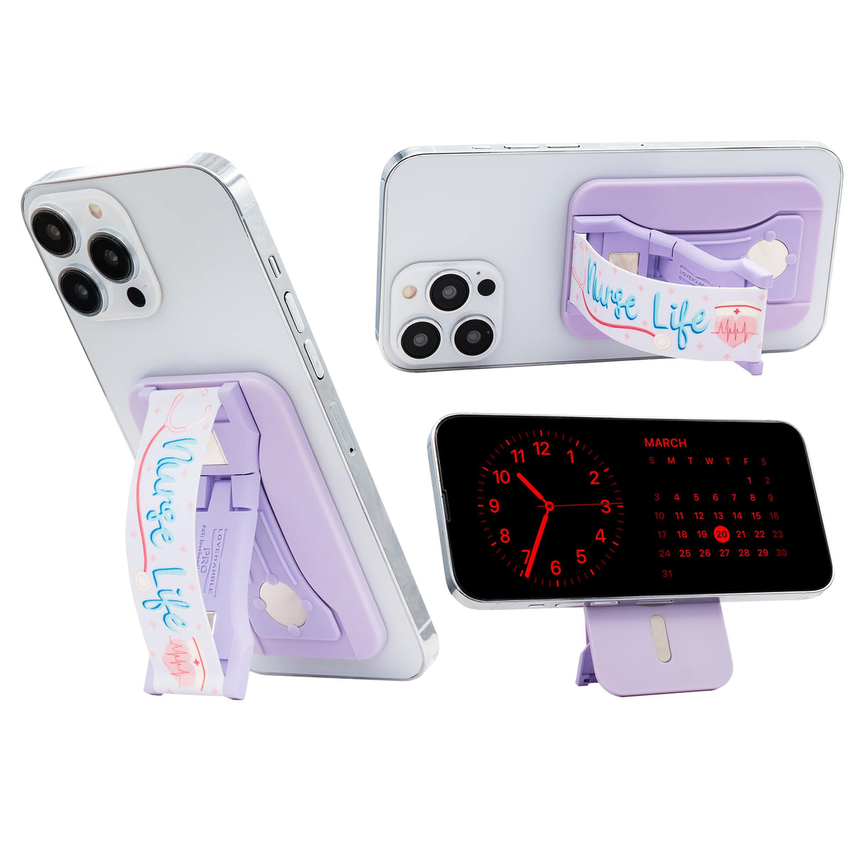 LOVEHANDLE PRO for MagSafe Phone Grip + Kickstand - The Starry Night