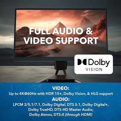 OREI 8x8 HDMI 4K Matrix Switch/Splitter, (8-Input, 8-Output) with Remote Control Supports UltraHD 4K@60Hz 4:4:4, HDR, YUV, HDMI 2.0, HDCP 2.2, 3D, 1080p, 18 GBPS - ARC, EDID (4K & 1080p Together)