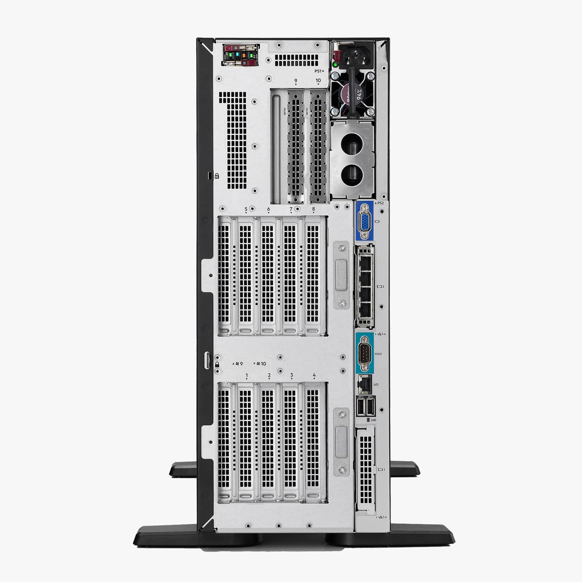 Hewlett Packard Enterprise ProLiant ML350 Gen11 Tower Server (P83320-005), Xeon Silver 4516Y+ 24-Core, 64GB DDR5, 8SFF, 2×960GB SSD, MR408i-o RAID, Dual 800W PSU