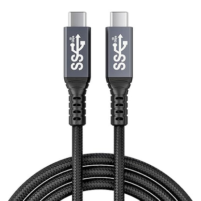 usb c 3.1 cable,usb c 10gbps type c data transfer cable 4K Video Output 100W Power Delivery Compatible with Thunderbolt 3 Tpye C Cord，Matebook, Chromebook and More Type-C Devices/Laptops/Hub,6.6FT（2m）