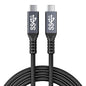 usb c 3.1 cable,usb c 10gbps type c data transfer cable 4K Video Output 100W Power Delivery Compatible with Thunderbolt 3 Tpye C Cord，Matebook, Chromebook and More Type-C Devices/Laptops/Hub,6.6FT（2m）