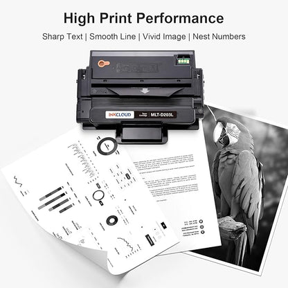 MLT-D203L 2 Black Compatible Toner Cartridge High Yield Replacement for Samsung 203L 203 MLT-D203L Work with Proxpress M3320ND M3870FW M4020ND M3370FD M3820DW M4070FR M4070FX Printer