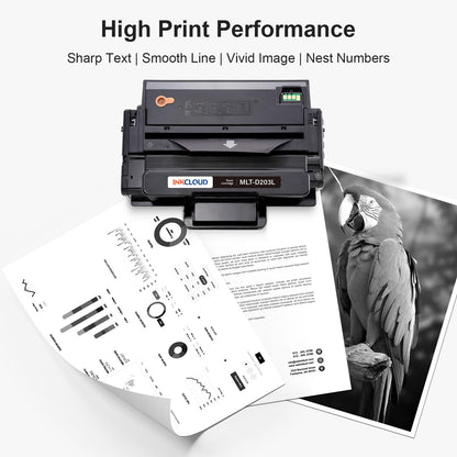 INKCLOUD MLT-D203L 2 Black Compatible Toner Cartridge High Yield Replacement for Samsung 203L 203 MLT-D203L Work with Proxpress M3320ND M3870FW M4020ND M3370FD M3820DW M4070FR M4070FX Printer