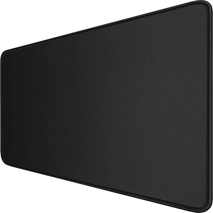 Large Mouse Pad, (31.5X11.8In) Durable Non-Slip Natural Rubber Base Desk Mousepad with Stitched Edges, Waterproof Computer Keyboard Pad Mat for Esports Pros/Gamer/Desktop/Office/Home - Black