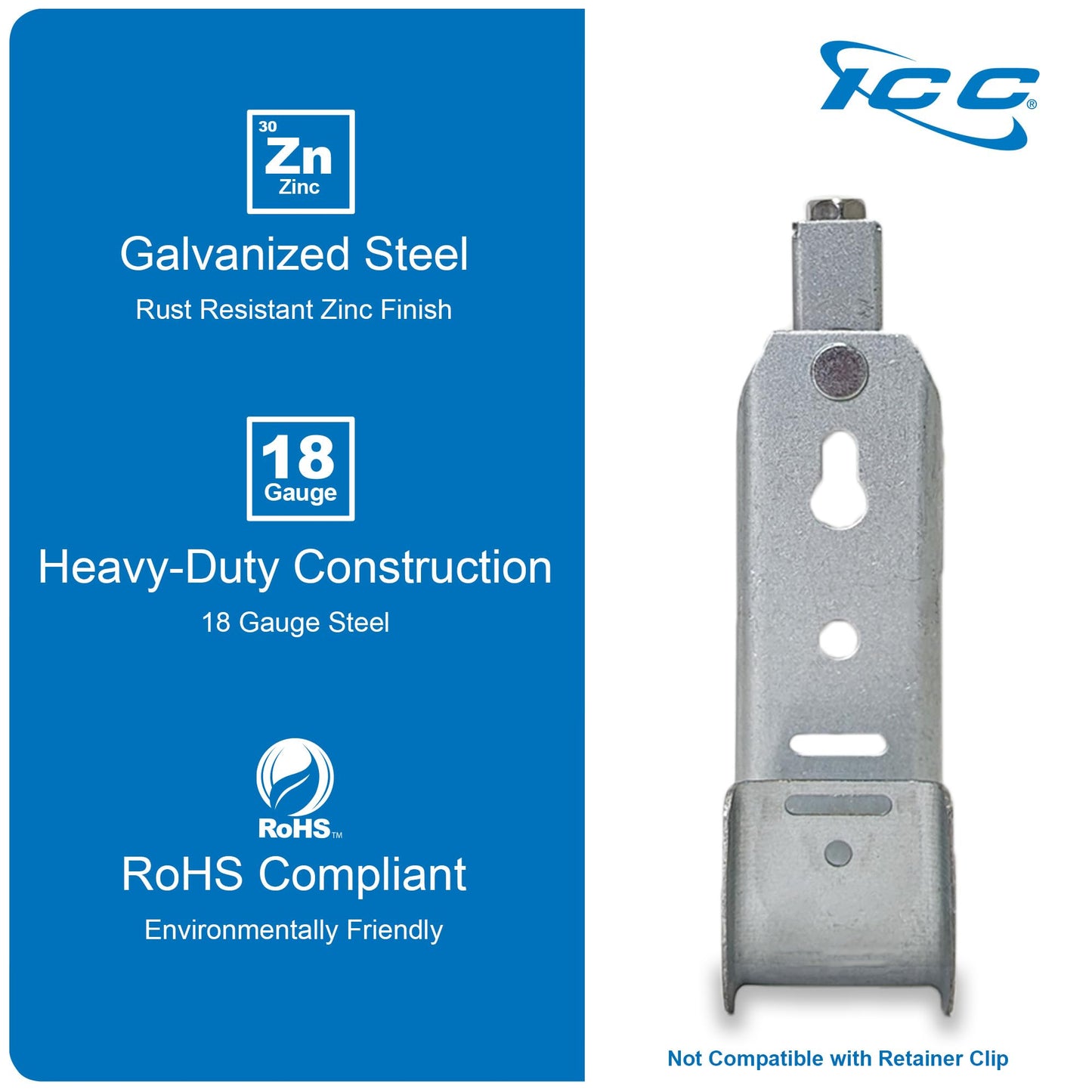 ICC J-Hook in 25 Pack (Beam Clamp, 1 5/16 in)