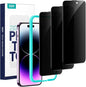 ESR 3 Pack for iPhone 14 Pro Privacy Screen Protector, Anti-spy Tempered-Glass Privacy Screen Protector, Micro-curved Edges, Case Friendly