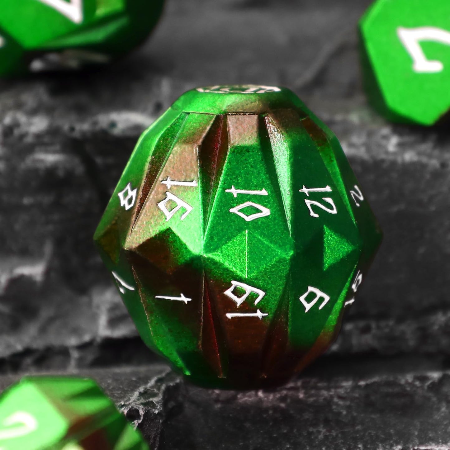 FONVGOGO Metal DND Dice Set for Dungeons and Dragon Dice Collector Gift RPG