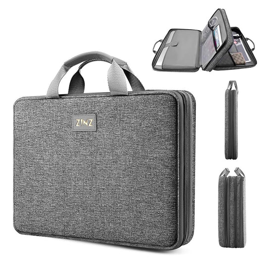 ZINZ Expandable Laptop Case 15.6 Inch Sleeve, Protective Carrying Case Compatible with MacBook Neo 16", MacBook Pro 16"/15.4", Dell XPS 16" and Most 15" 15.6" 16" Notebook，G01DG01