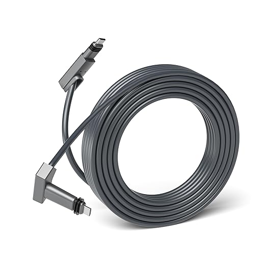 Azduou 33FT Replacement Cable for SpaceX Starlink Rectangular Satellite V2, Standard Actuated Gen 2 Extension Cable with Waterproof End Caps