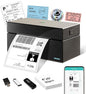 ORGBRO Bluetooth Thermal Shipping Label Printer, Z1-Plus Wireless 4X6 Shipping Label Printer for Small Business Office or Home Support iPhone Android Windows macOS Chrome Amazon Ebay Shopify USPS