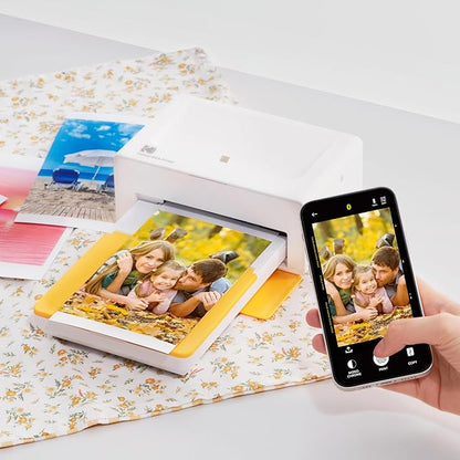 KODAK Dock Plus 4PASS Instant Photo Printer (4x6 inches) + 10 Sheets