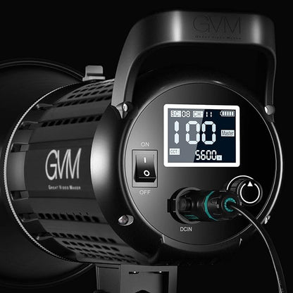 Bi-Color LED Video Light, GVM 200W Photography Lighting with Bowens Mount, Continuous LED Lighting Dimmable 3200K-5600K, CRI97+, APP Control System, YouTube, Portrait Studio Lighting Kit with Softbox