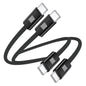 USB C to USB C Cable 3ft, 2-Pack 100W USBC to USBC Fast Charger Cord