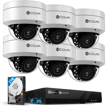 4COVR 16 Channel PoE Security Camera System for Business, 4TB, LY54AX5M1616