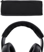 BlingKingdom Headphone Headband Cover Headphones Replacement Band Headband Protector with Zipper (Black)