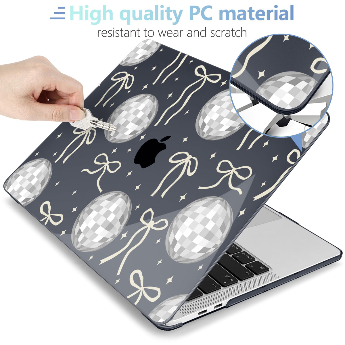 MEEgoodo Case for MacBook Pro 13 inch Case with M2 Chip 2022 2021 2020 New A2338 M1 A2251 A2289, Hard Shell with Keyboard & Camera Cover Compatible with 13 inch MacBook Pro, Composition Book Purple