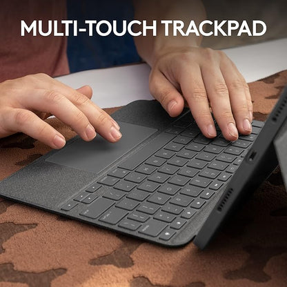 Logitech Combo Touch iPad Pro 11-inch (1st, 2nd, 3rd & 4th gen - 2018, 2020, 2021, 2022) Keyboard Case and Logitech Crayon (USB-C) Digital Pencil (2018 releases and later) - Oxford Grey, USA Layout