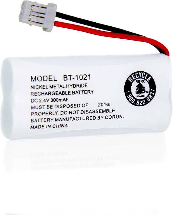 JustGreatDealz Battery BT-1021 BT1021 BBTG0798001 for Uniden Cordless Handset Telephones (2-Pack)