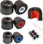 Memory Foam Earbuds Tips Replacement Fit 4.0mm-5.5mm Isolation Noise Replacement Foam Ear Tips for in-Ear Earphones with Storage Box