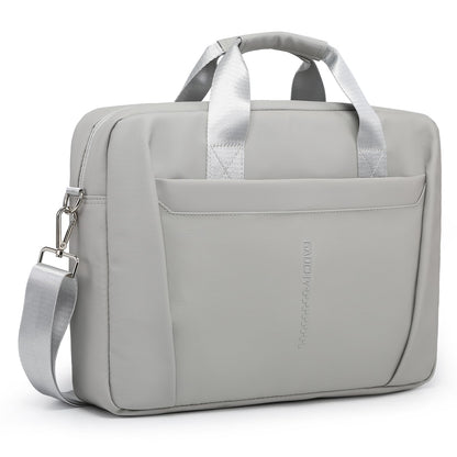 GAOCHY 13-14 Inch Laptop Shoulder Bag Business Briefcase Water Resistant Computer Messenger Bags Compatible with MacBook Pro 14, MacBook Air 13 M4, HP, Dell, ASUS Notebook, Grey