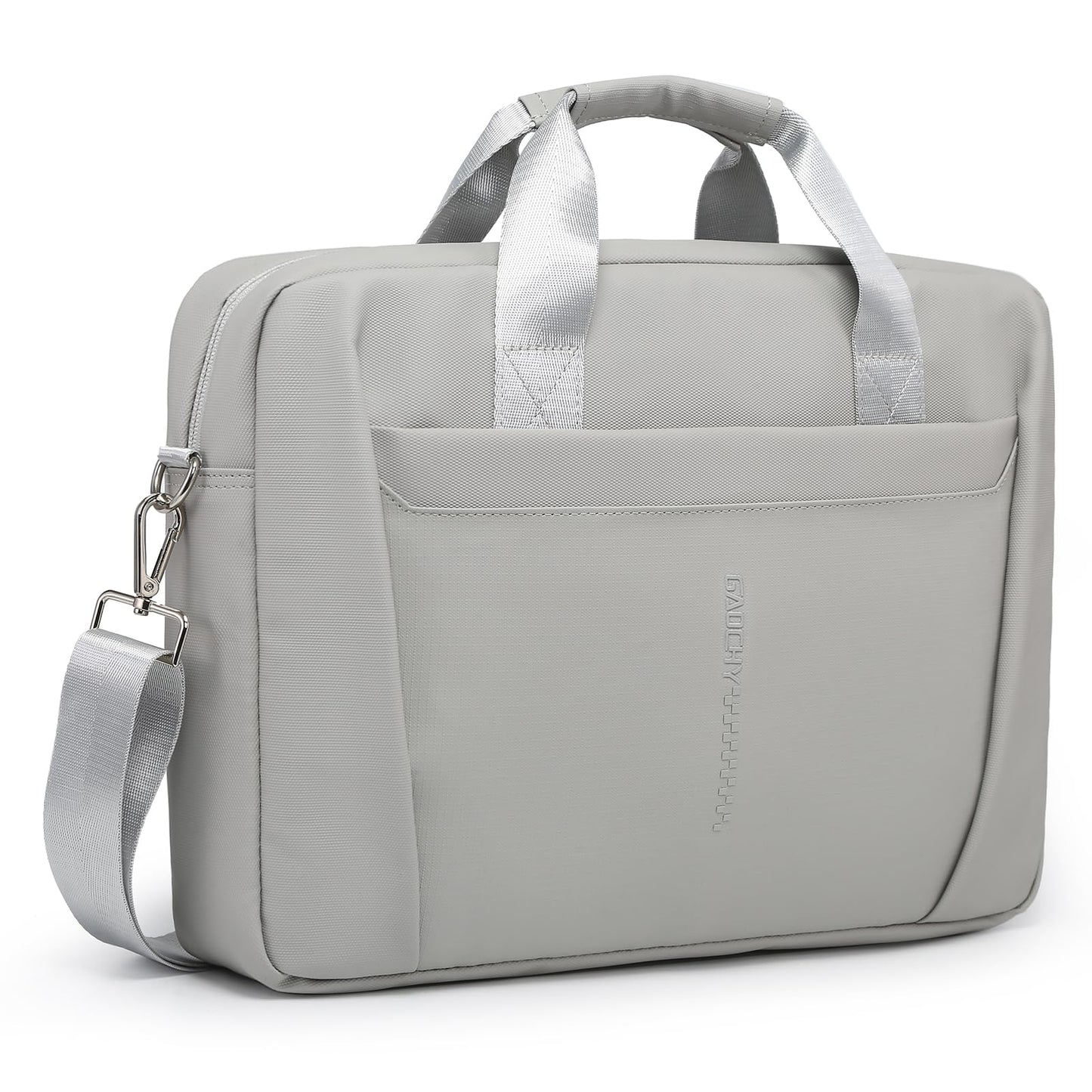 GAOCHY 13-14 Inch Laptop Shoulder Bag Business Briefcase Water Resistant Computer Messenger Bags Compatible with MacBook Pro 14, MacBook Air 13 M4, HP, Dell, ASUS Notebook, Grey