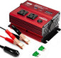 500W Power Inverter, Car/Light Truck 12V DC to 110V AC Converter USB and 3.0A USB and Type-C Ports Car Charger Inverter with Cigarette Lighter Ports for Smartphones Laptops Tablets