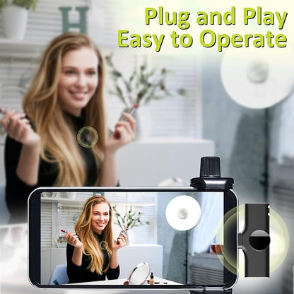 Wireless Mics, Wireless Clip on Microphones, Lapel Microphone A2d One Pair Two, for Android Phone, iPhone 15, Laptop, Video Recording