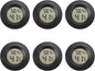 Mini Hygrometer Digital Thermometer Humidity Meter 6 Pack Hygrometer Thermometers Indoor/Outdoor Humidity Monitor Reptile Thermometer for Humidors Greenhouse Garden Cellar Fahrenheit(℉)/ Celsius(℃)