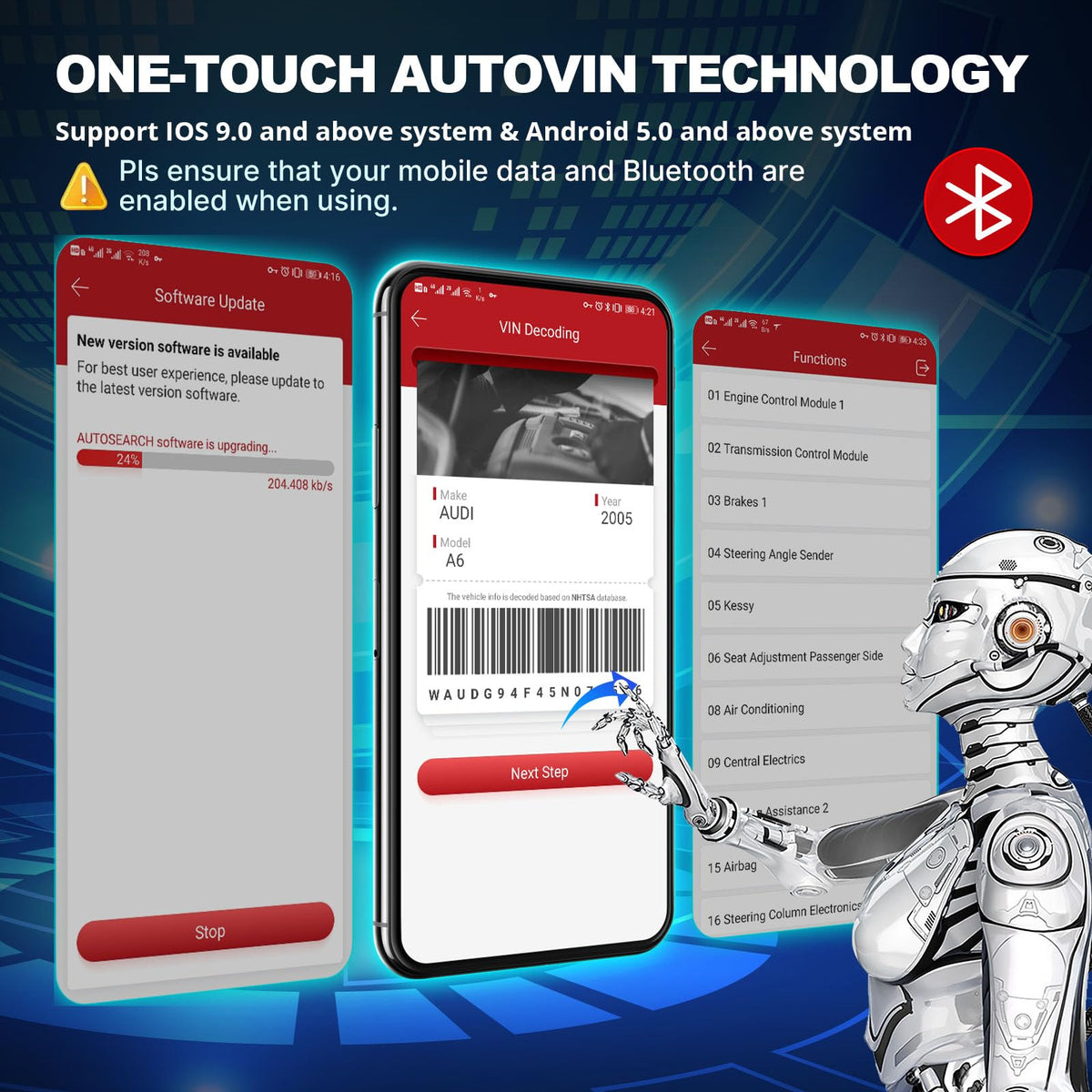 Thinkdiag2 All System Bidirectional OBD2 Diagnostic Scanner for iOS/Android