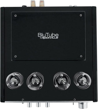 Rockville BluTube 70W Tube Amplifier Stereo Receiver, Bluetooth, EDR, Compact Design, Warm Sound, for Home Audio Enthusiasts