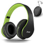ZIHNIC Bluetooth Headphones Over-Ear, Foldable Wireless and Wired Stereo Headset Micro SD/TF, FM for Cell Phone,PC,Soft Earmuffs &Light Weight for Prolonged Wearing (Black)