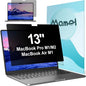 Privacy Screen for MacBook Pro 13 Inch (2016-2022, M1, M2) & Air 13 inch (2018-2021, M1), Matte Anti Glare Blue Light Filter, Nano No Glue Anti Spy Black Protector for Mac Pro 13In Laptop Computer