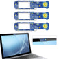 Webcam Cover, 3 Pieces, Laptop Camera Cover, Privacy Shielding Capacity is Twice as Big as The Traditional, Suitable for Computer Mobile Phones, laptops, Tablets and so on (Black)