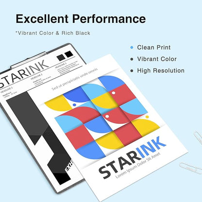 st@r ink Compatible Ink Cartridge Replacement for Canon PGI-280 XXL 280XXL PGBK for Pixma TR8620 TR8620a TR8520 TR7520 TS9120 TS8320 TS8220 TS6120 TS6220 TS6320 Printer(2 Packs)